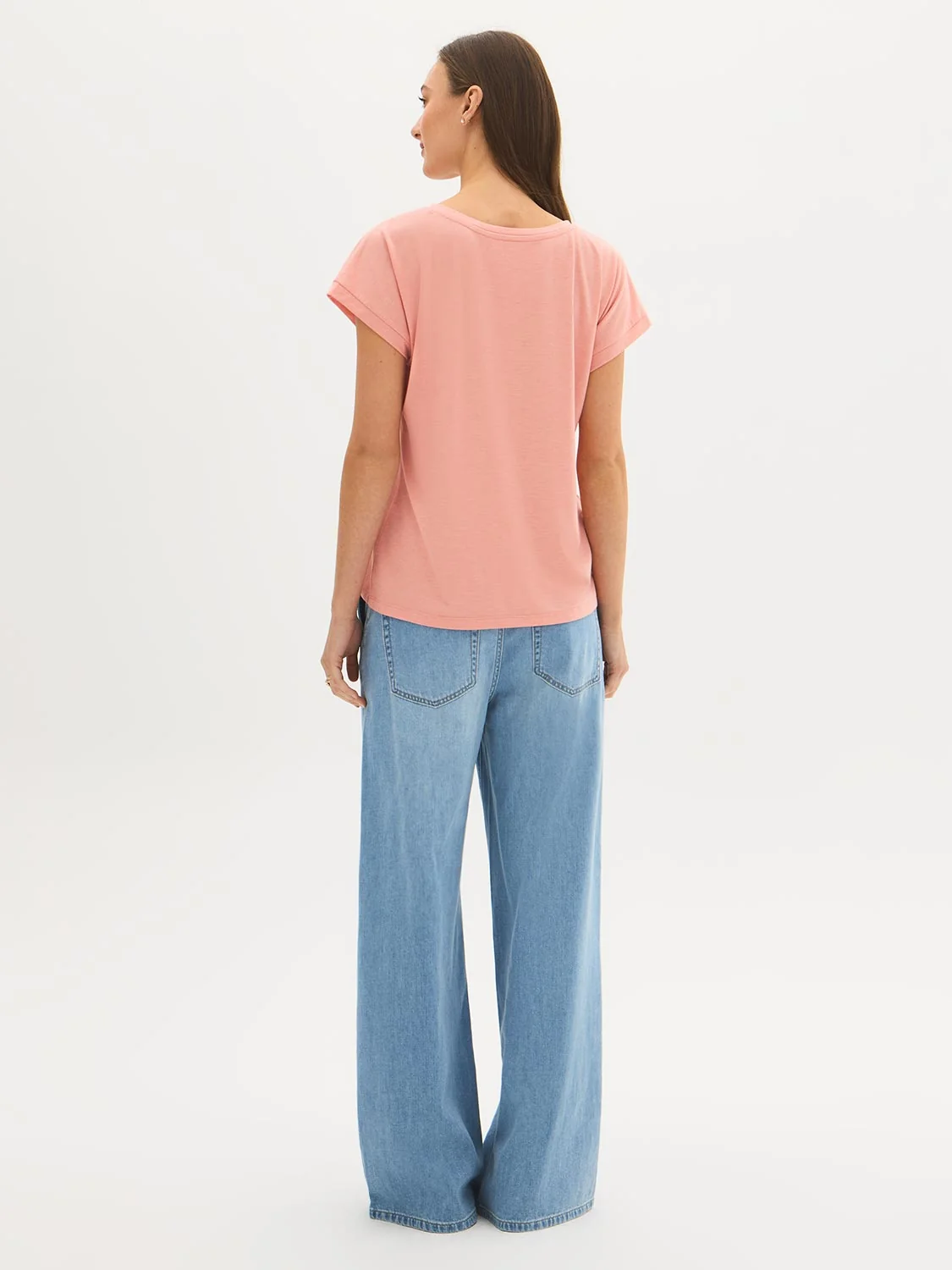 Cuffed Dolman Sleeve T-Shirt