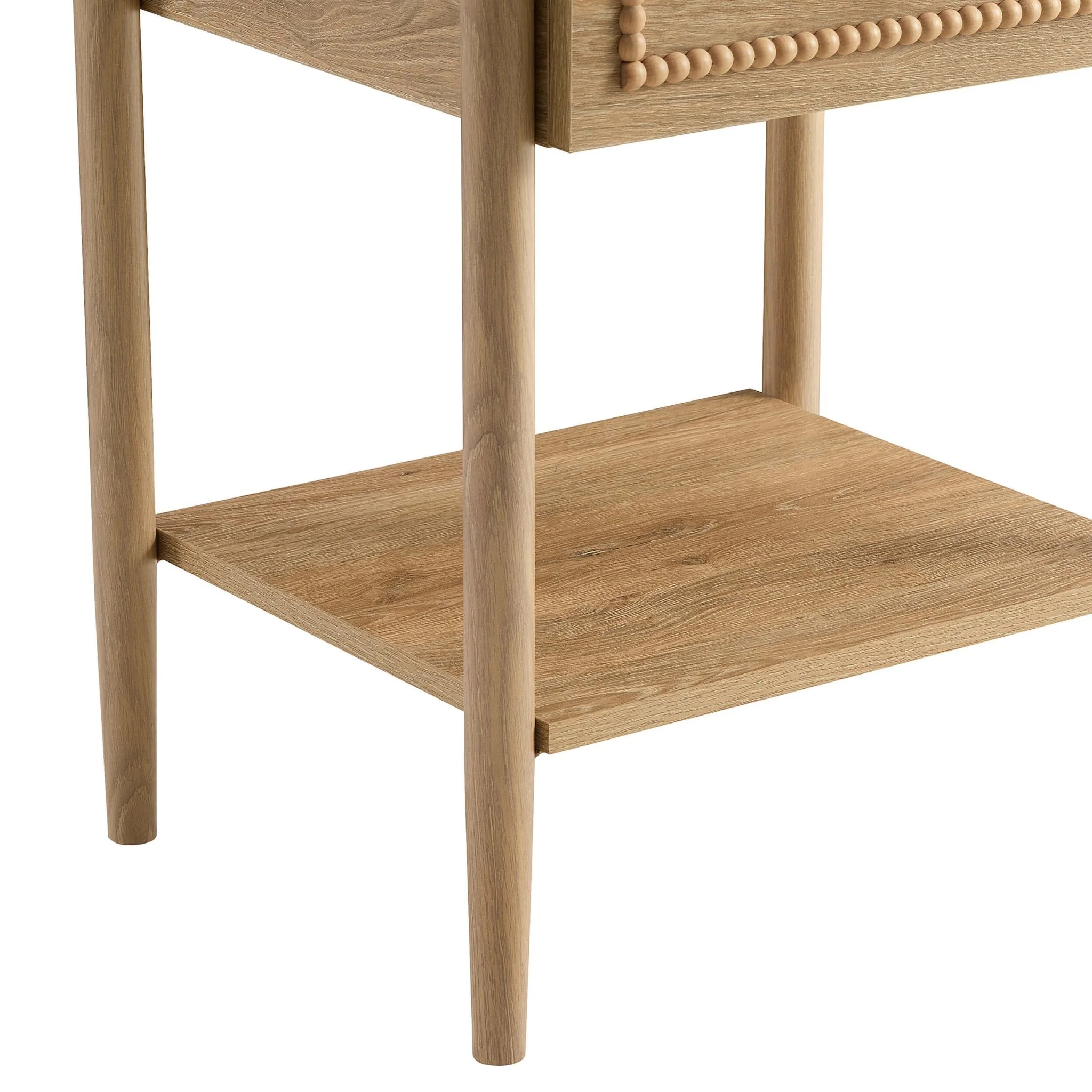 1 Drawer Nightstand - Light Wood
