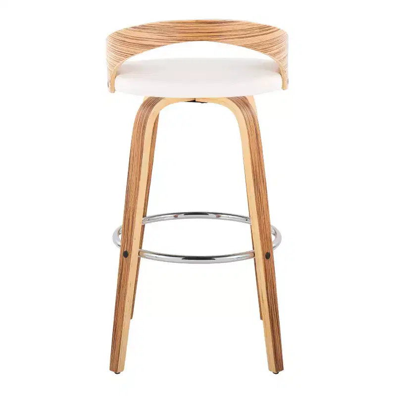 LumiSource Set of 2 30 Grotto Swivel Barstools