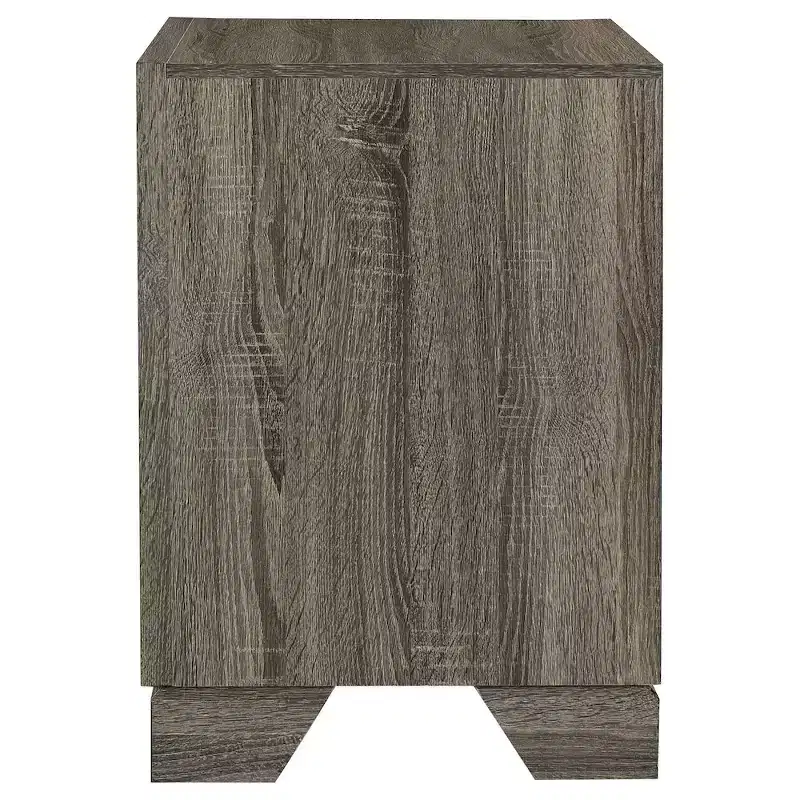 Coaster,Wright 2-drawer Nightstand Bedside Table Brown Oak