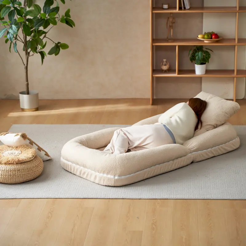 42.5 Upholstered Reclining Sleeper Sofa