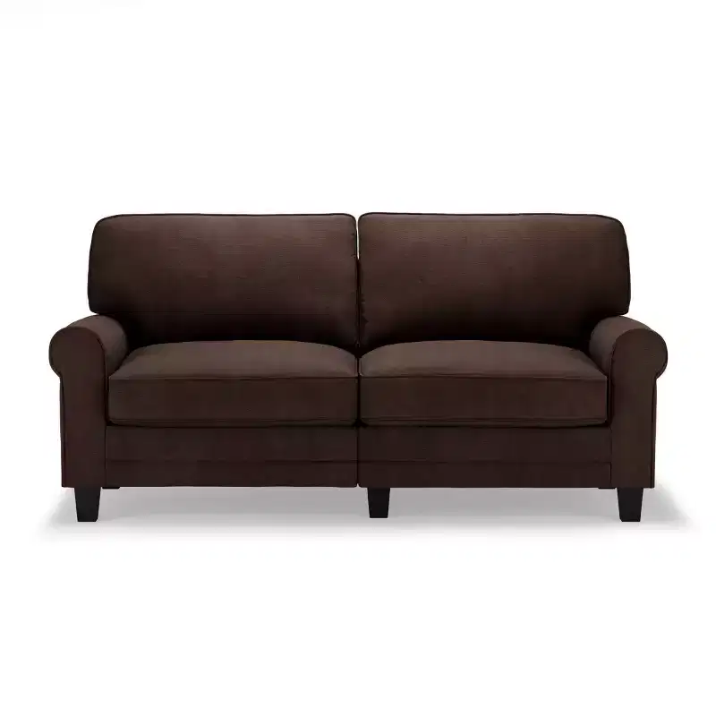 73" RTA Copenhagen Collection Sofa Rye Brown - Serta
