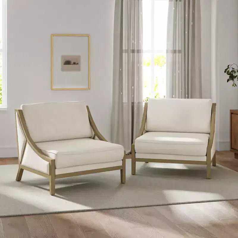 Winston Armchair Set of 2 With Flexible Seating| HULALA HOME