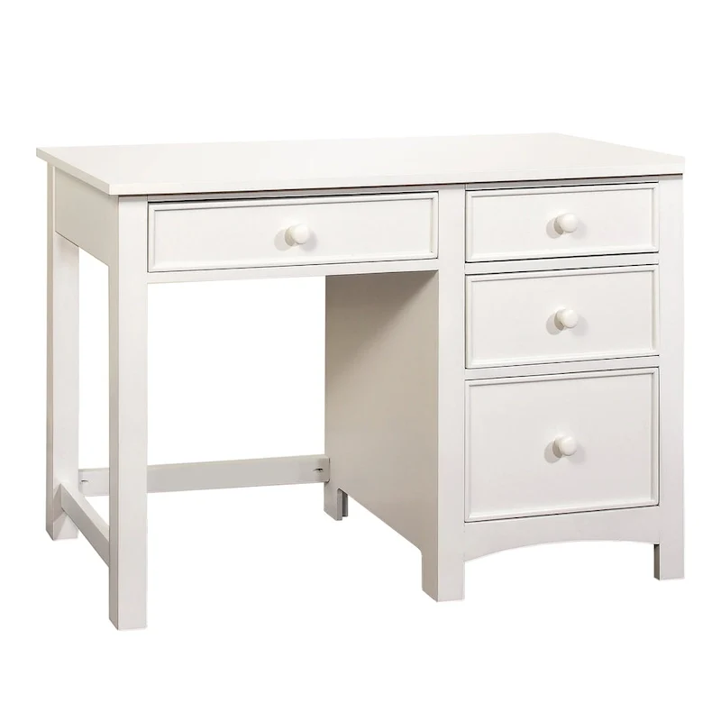 Romeo Transitional 48-inch Solid Wood 4-Drawer Computer Desk by Furniture of America