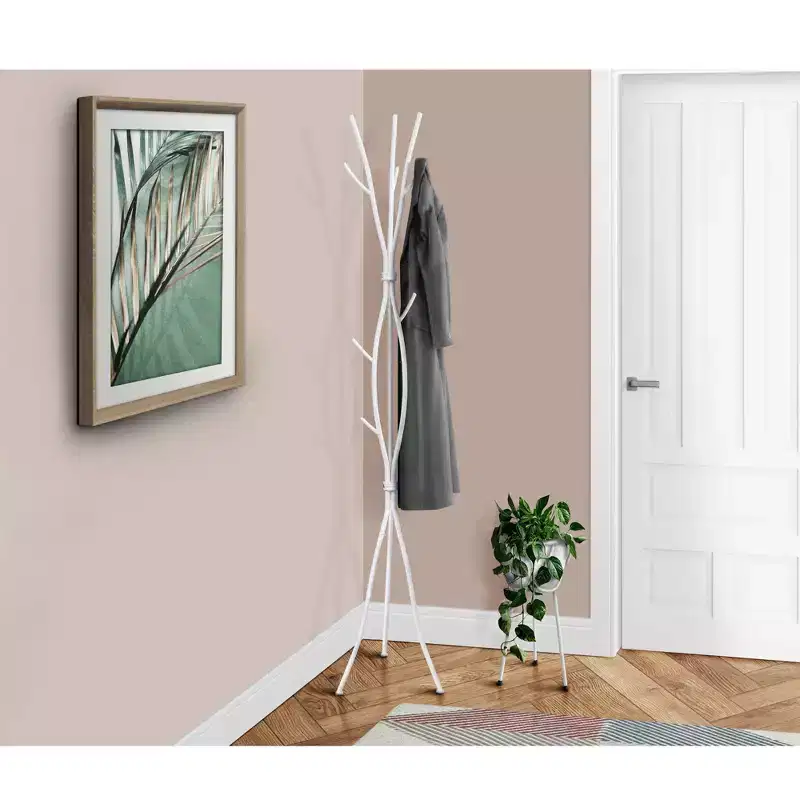 74 Metal Tree Branch Coat Rack 11 Hooks Freestanding Hall Tree