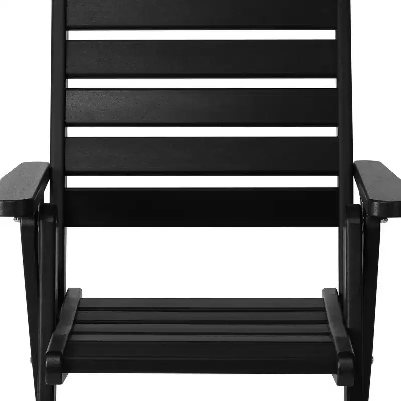 WestinTrends Malibu HDPE Adjustable Highback Folding Patio Dining Chair