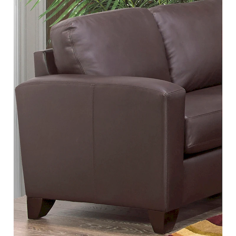 Bryce Italian Top Grain Leather Sofa and Chair Set