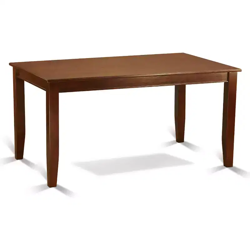 HomeStock Belmont Formal Dining Room Set-Dinette Table And Dinette Chairs, Mahogany