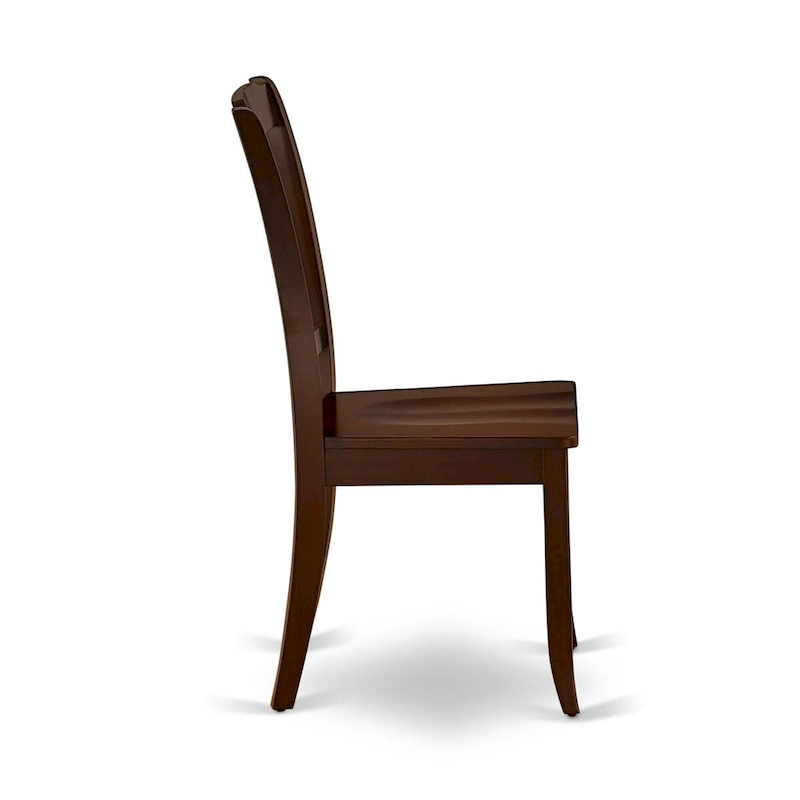 East West Furniture Dining Table Set - A Rectangle Kitchen Table and Dinette Chairs, 36x54 Inch, Mahogany(Pieces Option)