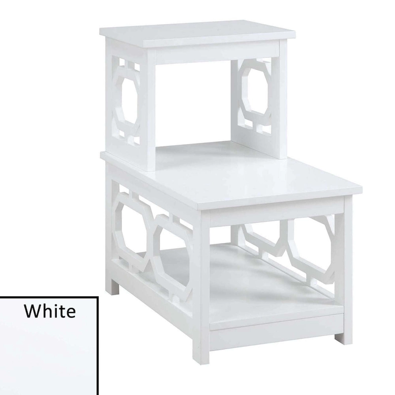 Convenience Concepts Omega 2 Step Chairside End Table