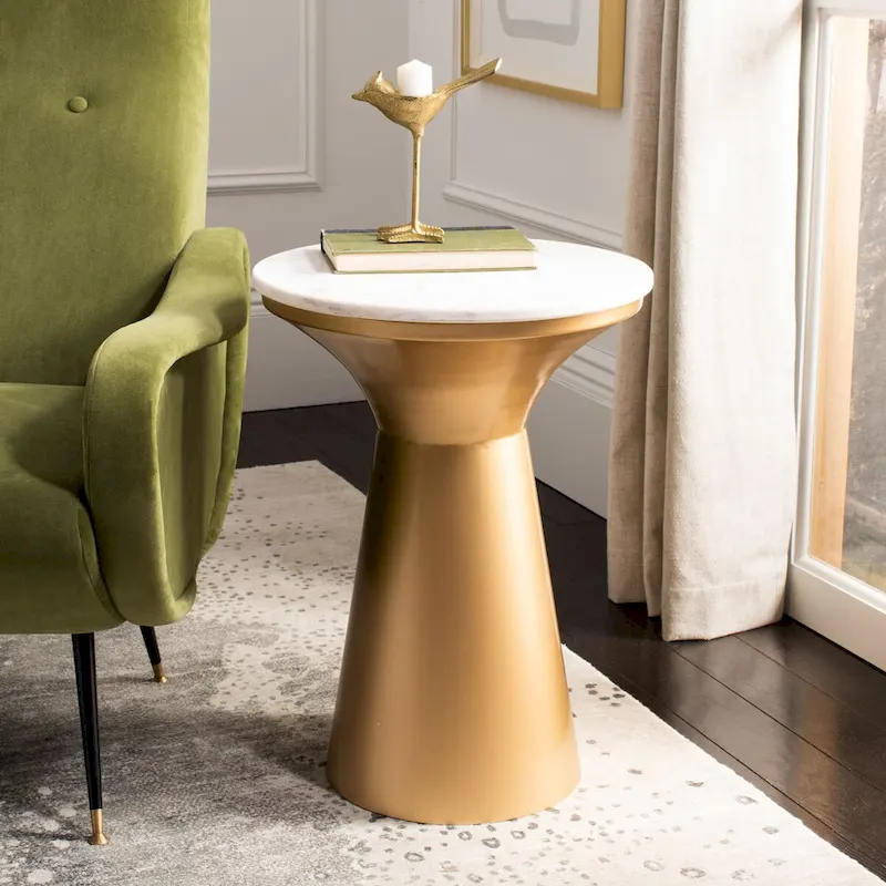 Pedestal End Table - 16W x 16D x 22H