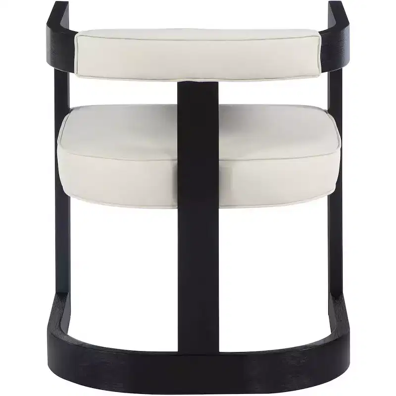 Meridian Furniture,Manchester Cream Vegan Leather Dining Chair