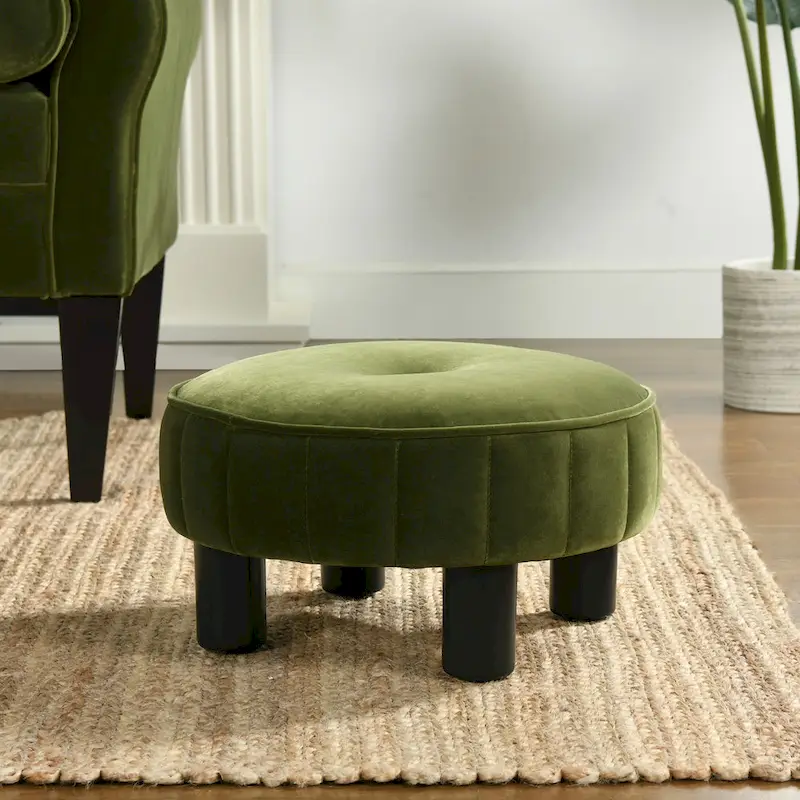 Riley 16 Round Footstool Ottoman
