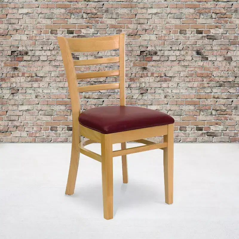 Flash Furniture Ladder Back Wooden Restaurant Chair