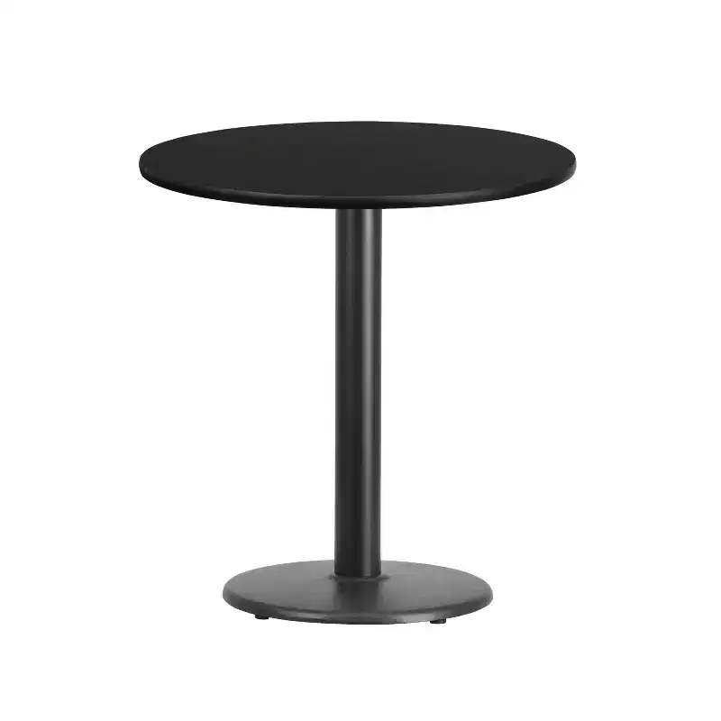 Emma and Oliver 24 Round Laminate Table Top with 18 Round Table Height Base