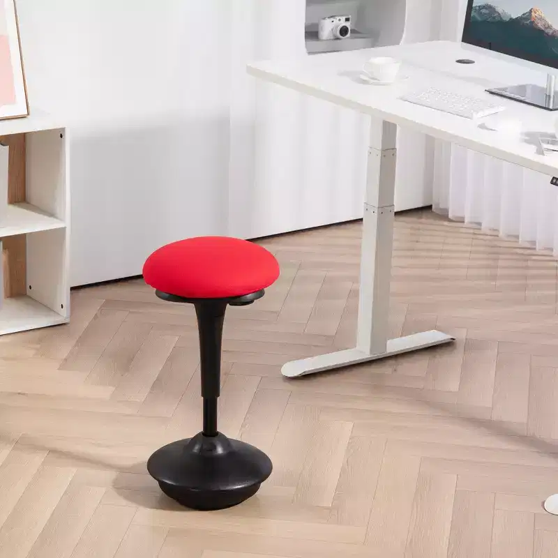 Backless Wobble Chair, Adjustable Active Ergonomic Stool Chair, with Rocking Motion, Padded