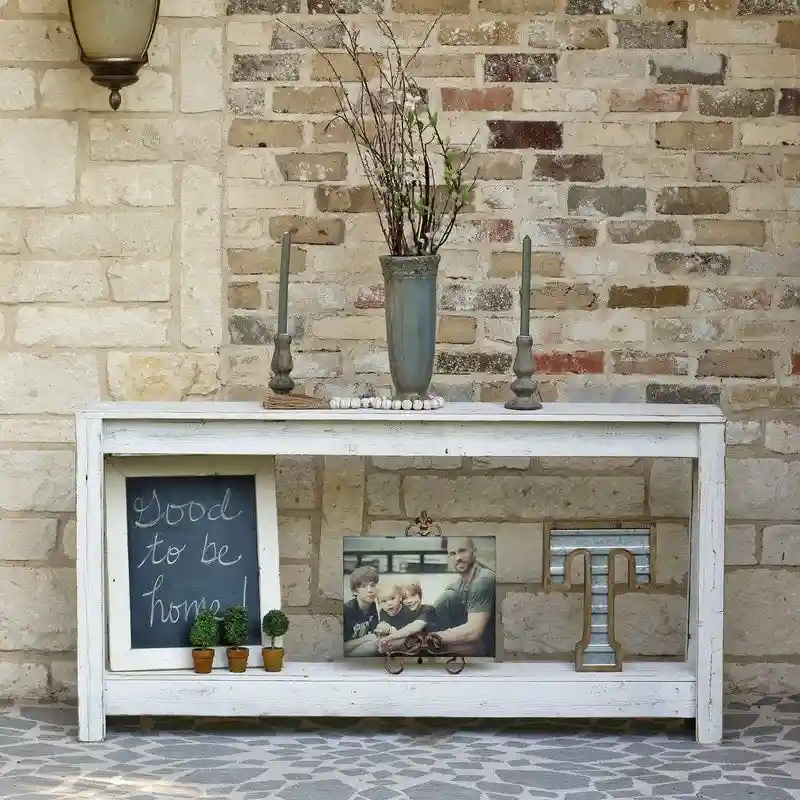 Reclaimed Wood Sofa Console Table