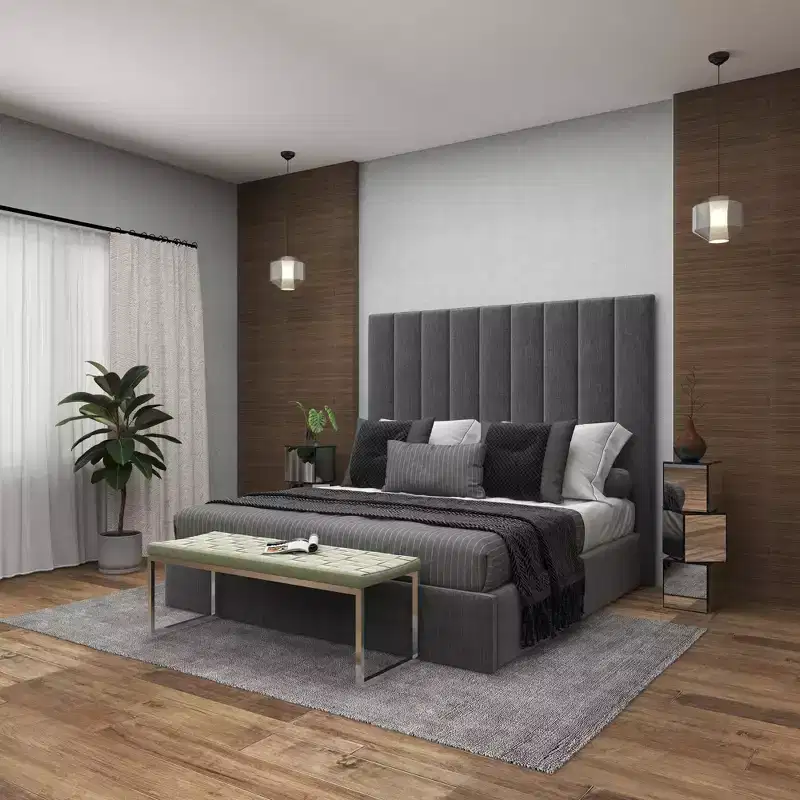 Olivia & May Glam Pedestal Table Clear