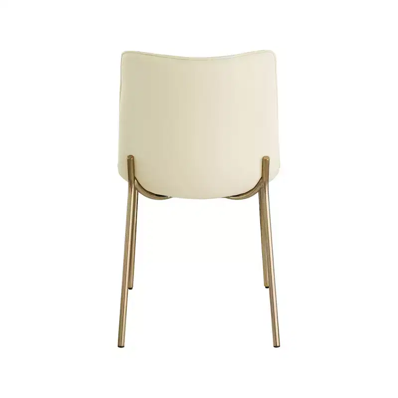 Meridian Furniture,Isla Vegan Leather Dining Chair, Set of 2