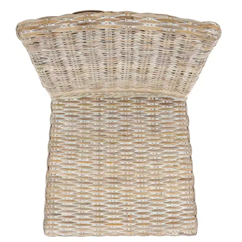 Ozias 19 H Wicker Dining Chair (Set of 2) - SEA8014 - Safavieh