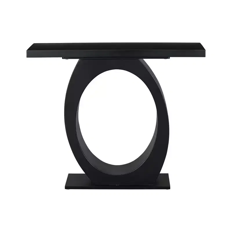 Whisen Modern Console Table & Entryway Table, Sturdy Sofa Table with Egg-Shaped Base