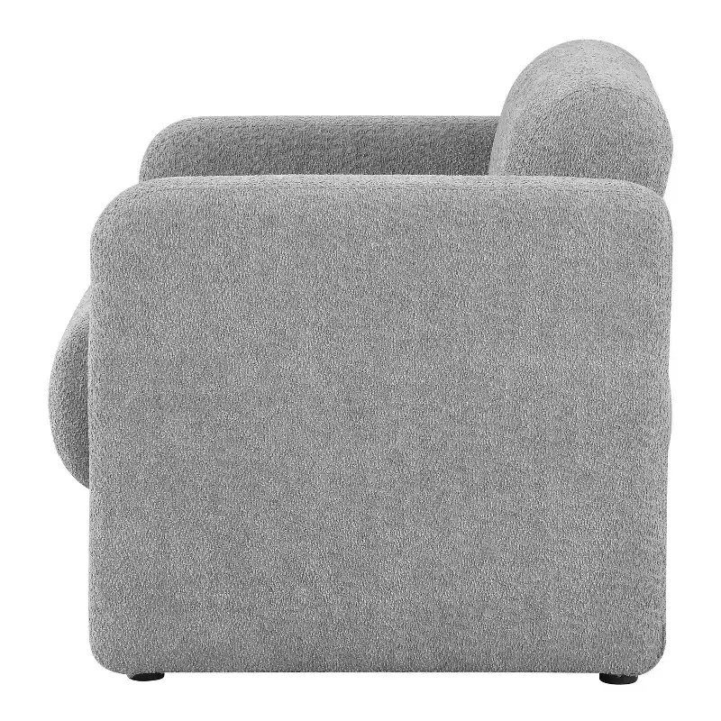 HOMES: Inside + Out Sanddrift Modern Boucle Upholstered Accent Chair