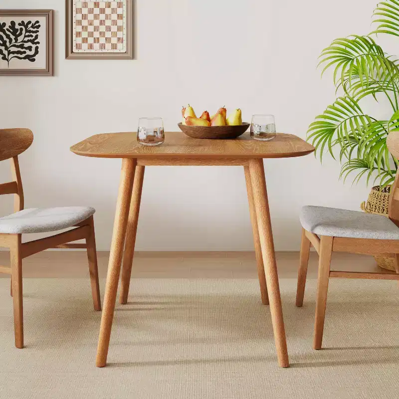Mid-Century Modern Wood Dining Table