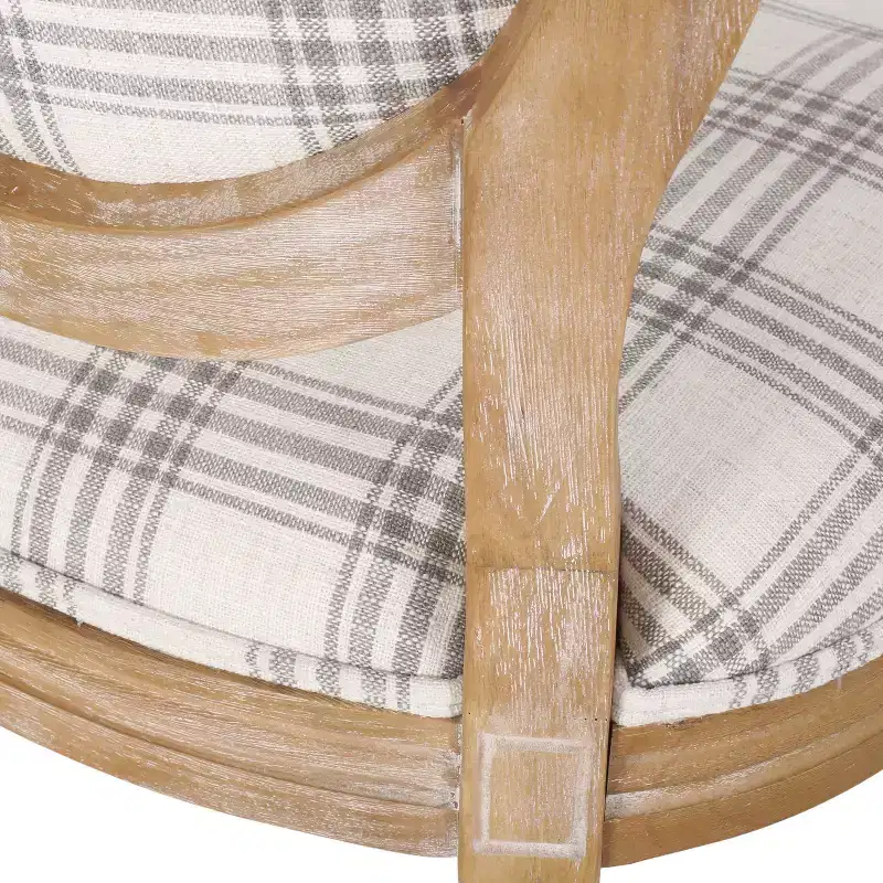GDFStudio Newman Traditional Upholstered Rubberwood Dining Chairs (Set of 4)