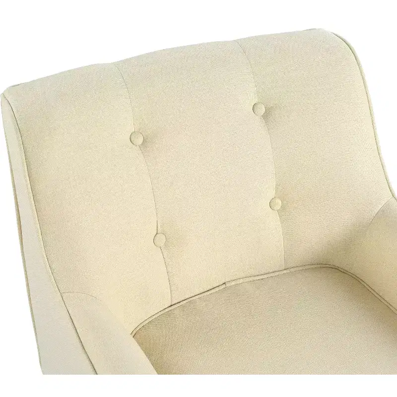 Christopher Knight Home Calix Mid-Century Modern Button Tufted Upholstered Accent Chair