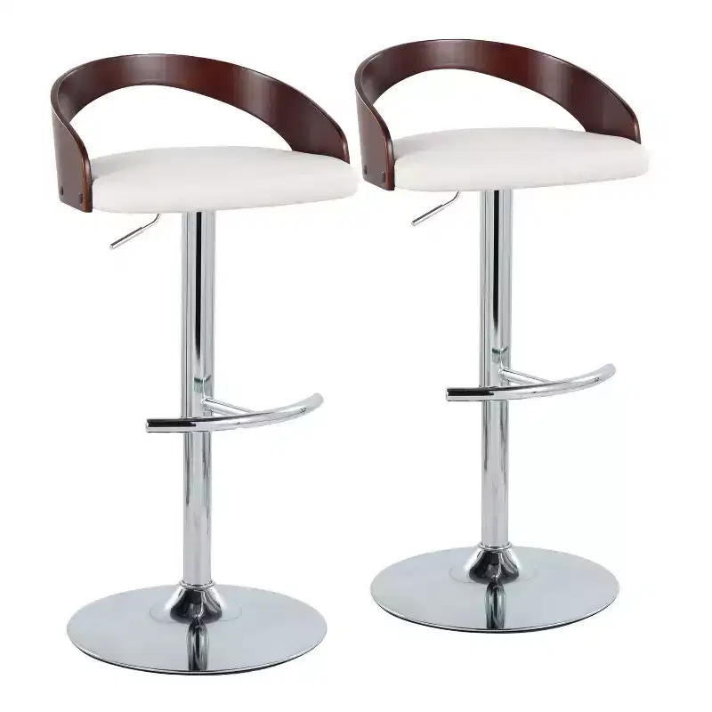 Set of 2 Grotto Adjustable Barstools - LumiSource