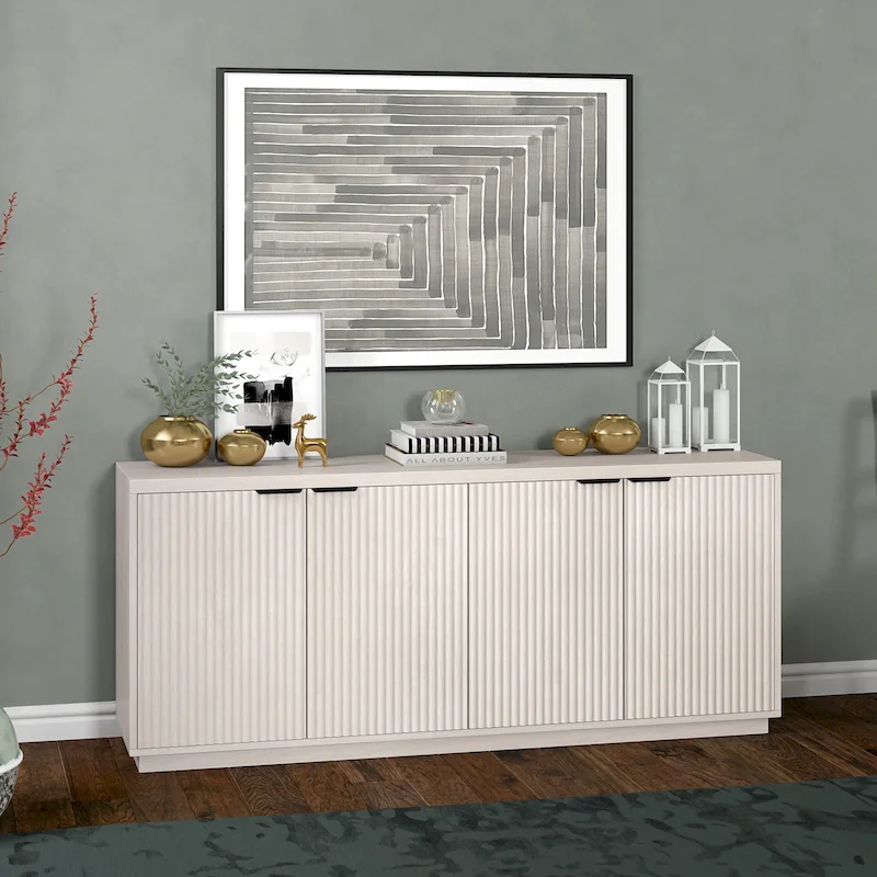 68 Wide Rectangular Buffet Table - 68 Wide