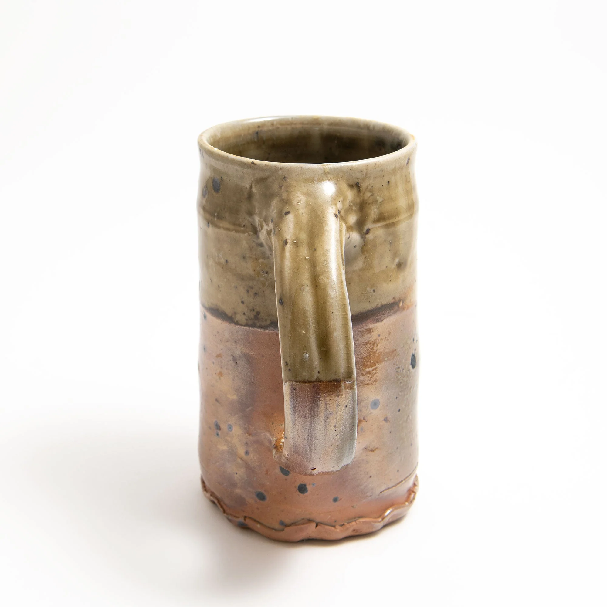 Natural Ash Celadon Beer Tankard