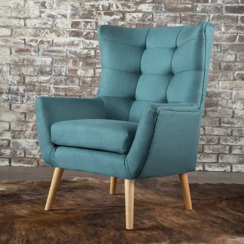 Teal 32.5 High Back Wingback Chair