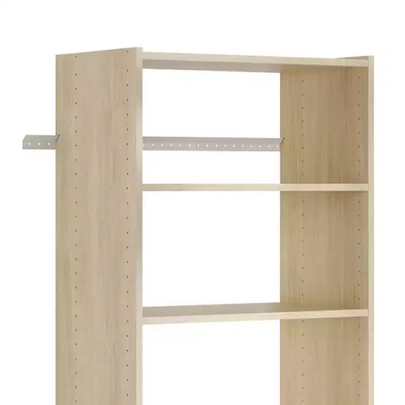 Easy Track Essential Shoe Tower Storage System and Organizer Kit, Honey Blonde