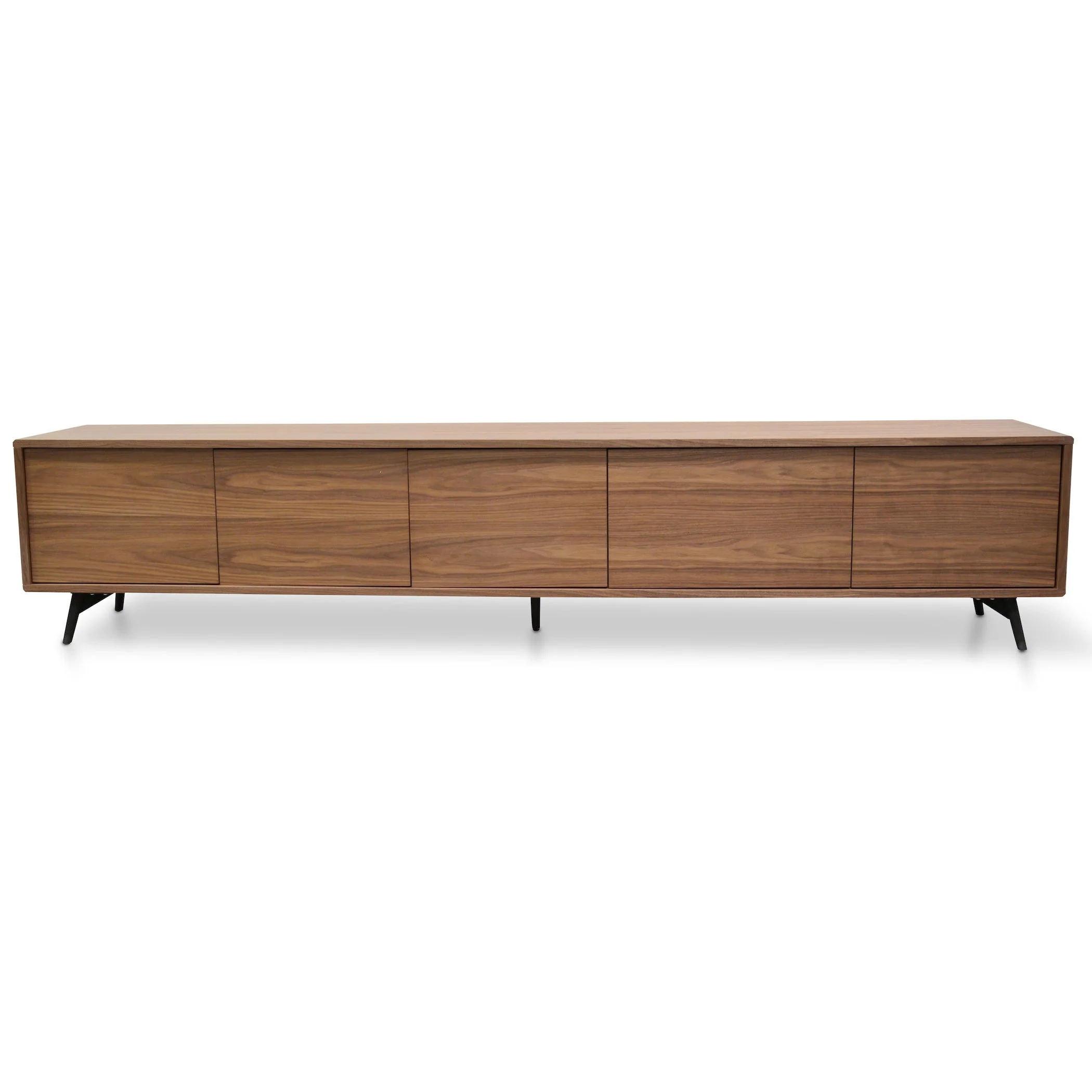 Modern Black oak Walnut Entertainment Cabinet for Living Room