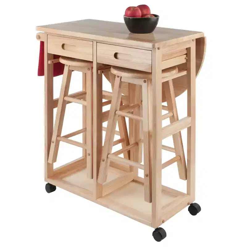 3pc Burnett Space Saver Set Beech - Winsome