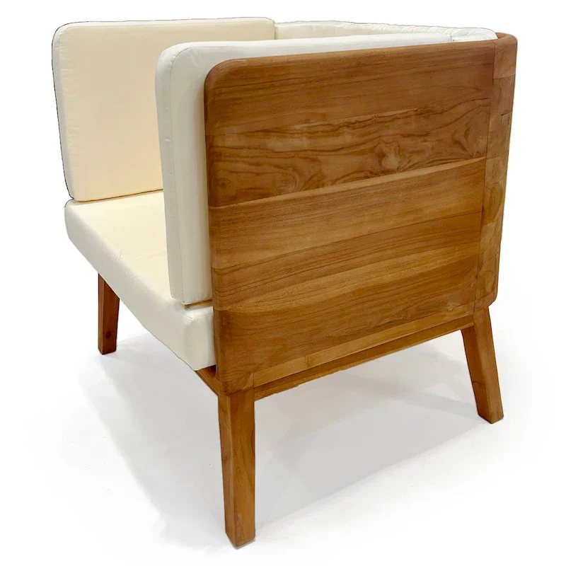 LuXeo Olivia Teak Deep Seating Set - 4 Person