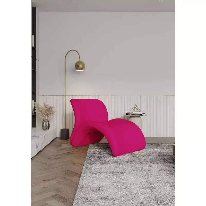 Set of 2 Wool Blend Accent Chairs