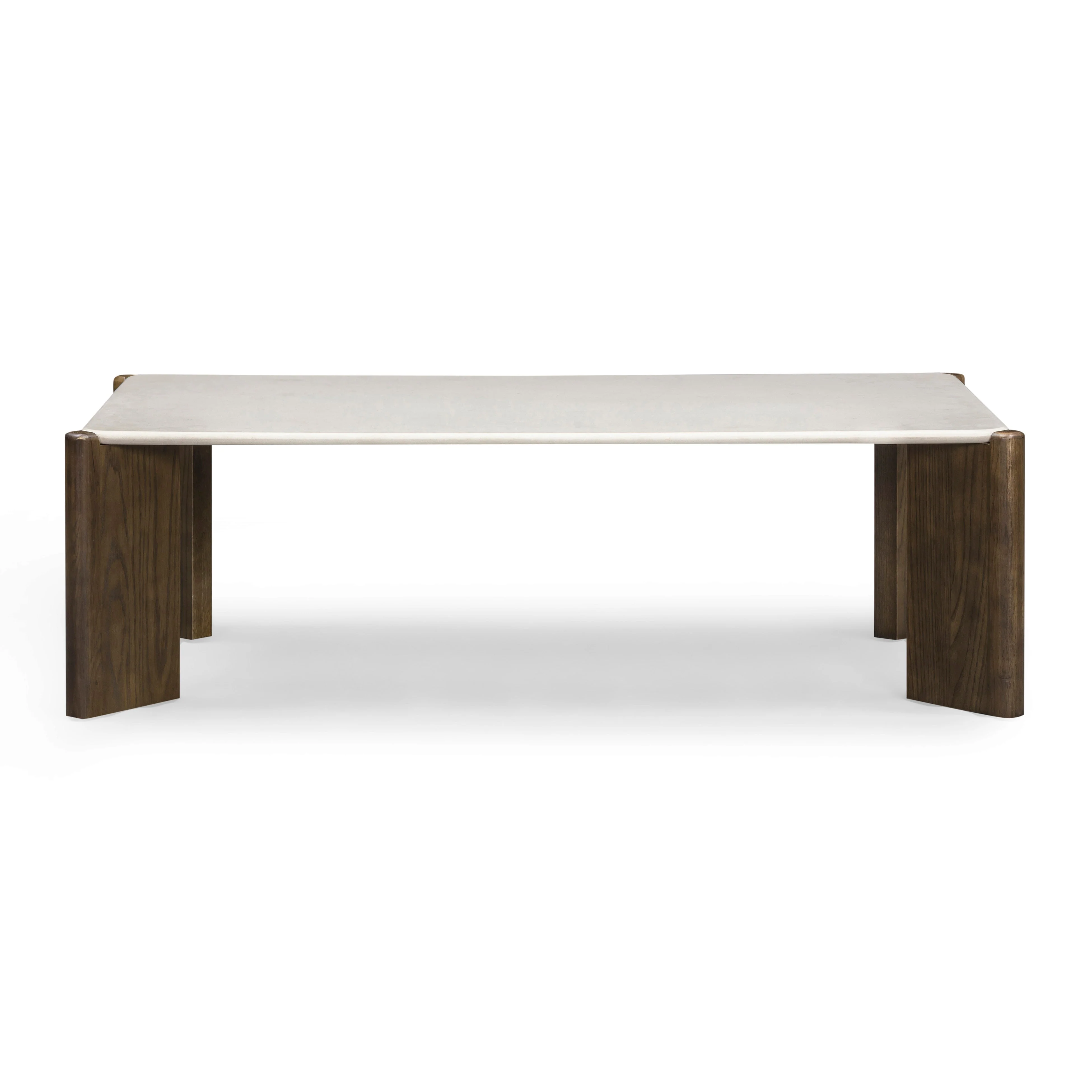 52 Cream Quartz Rectangular Coffee Table