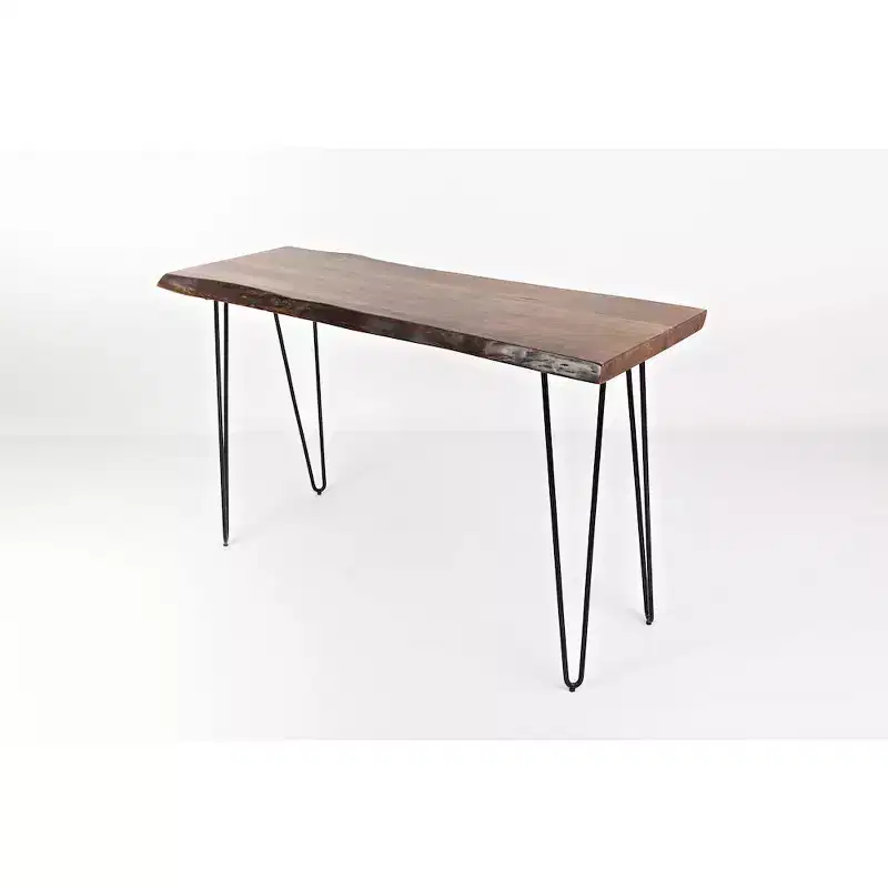 Jofran,Nature's Edge 50'' Solid Acacia Sofa Table- Gray Color