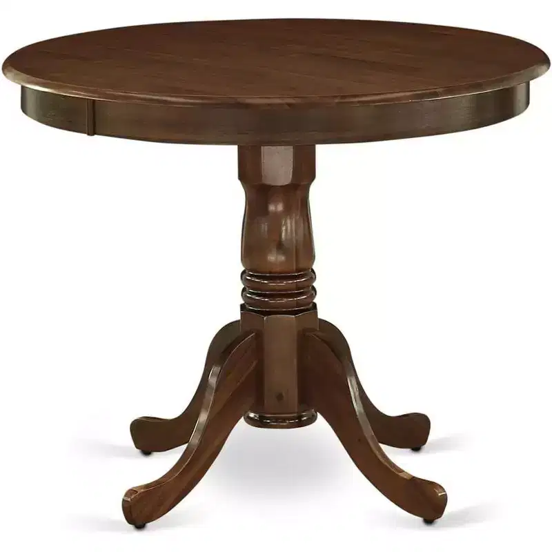 Dining Table Made of Rubber Wood, 36 Inch Round