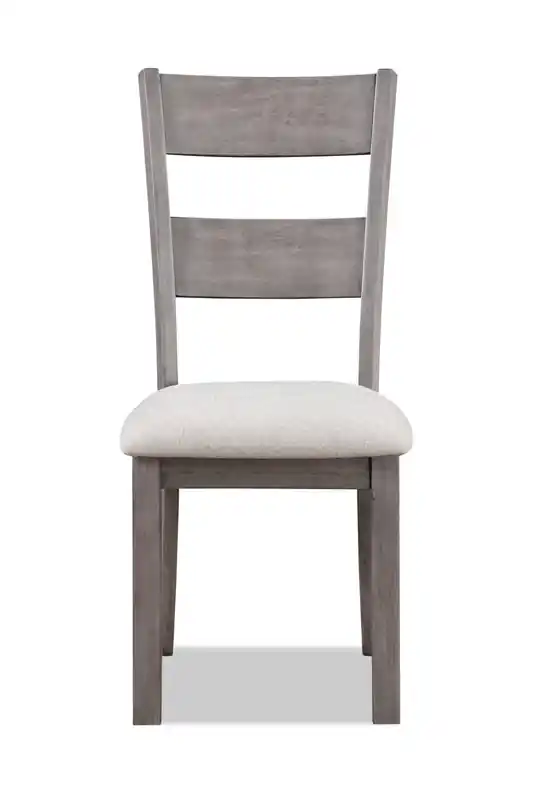 Dining Chair with Polyester Fabric, Ladder-Back