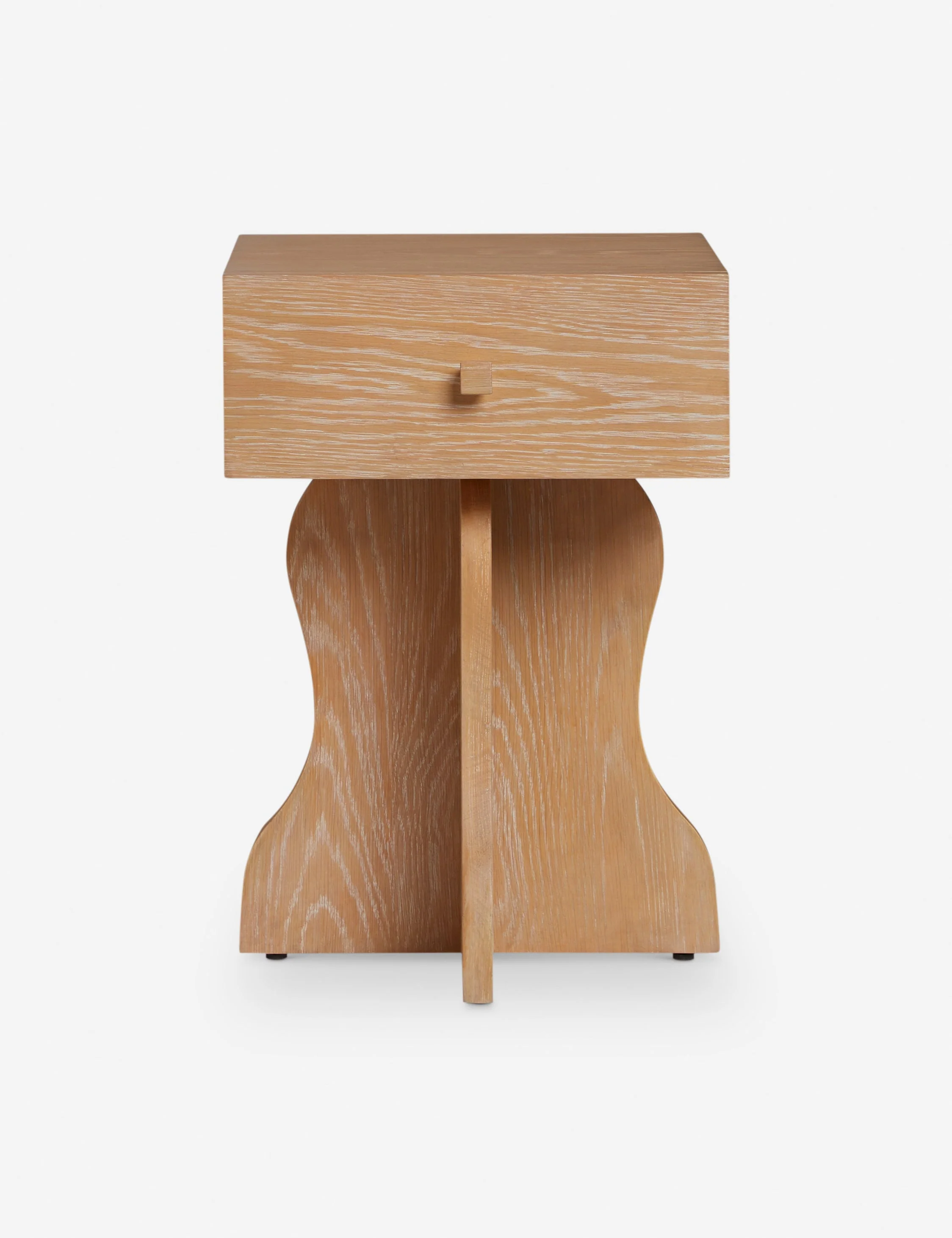 Nightstand - The nightstand brings a sculptural edge to bedroom