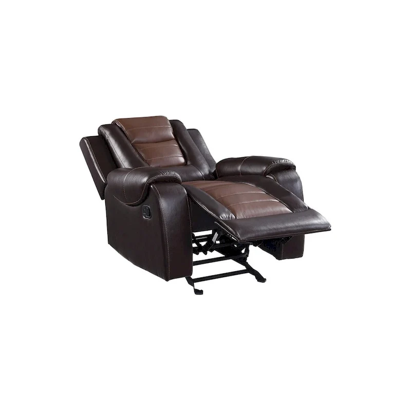 Grete Brown Premium Faux Leather Living Room Set