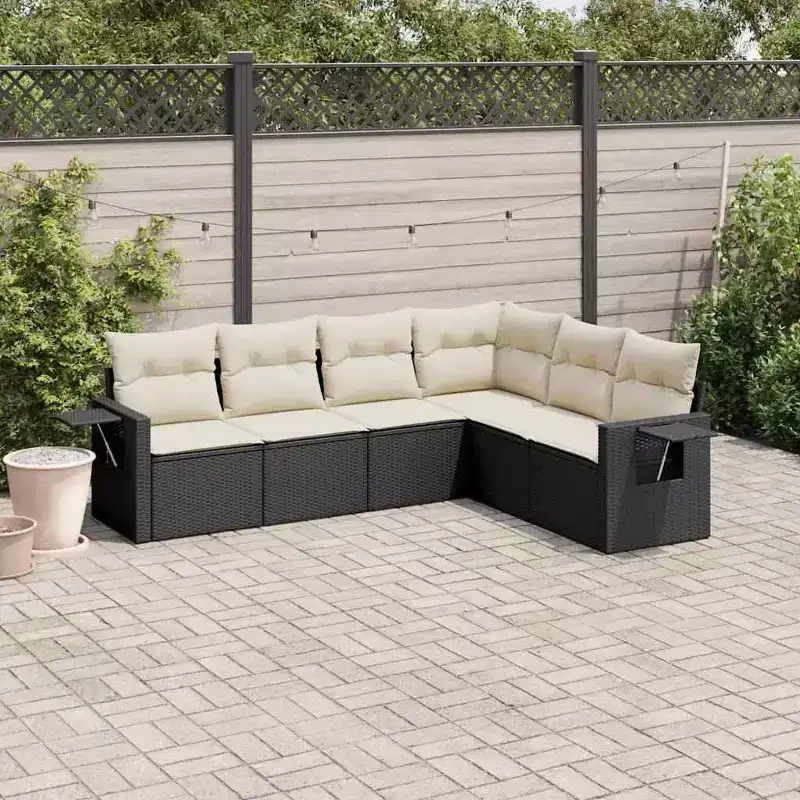 vidaXL Garden Sofa Set Poly Rattan Set Modular