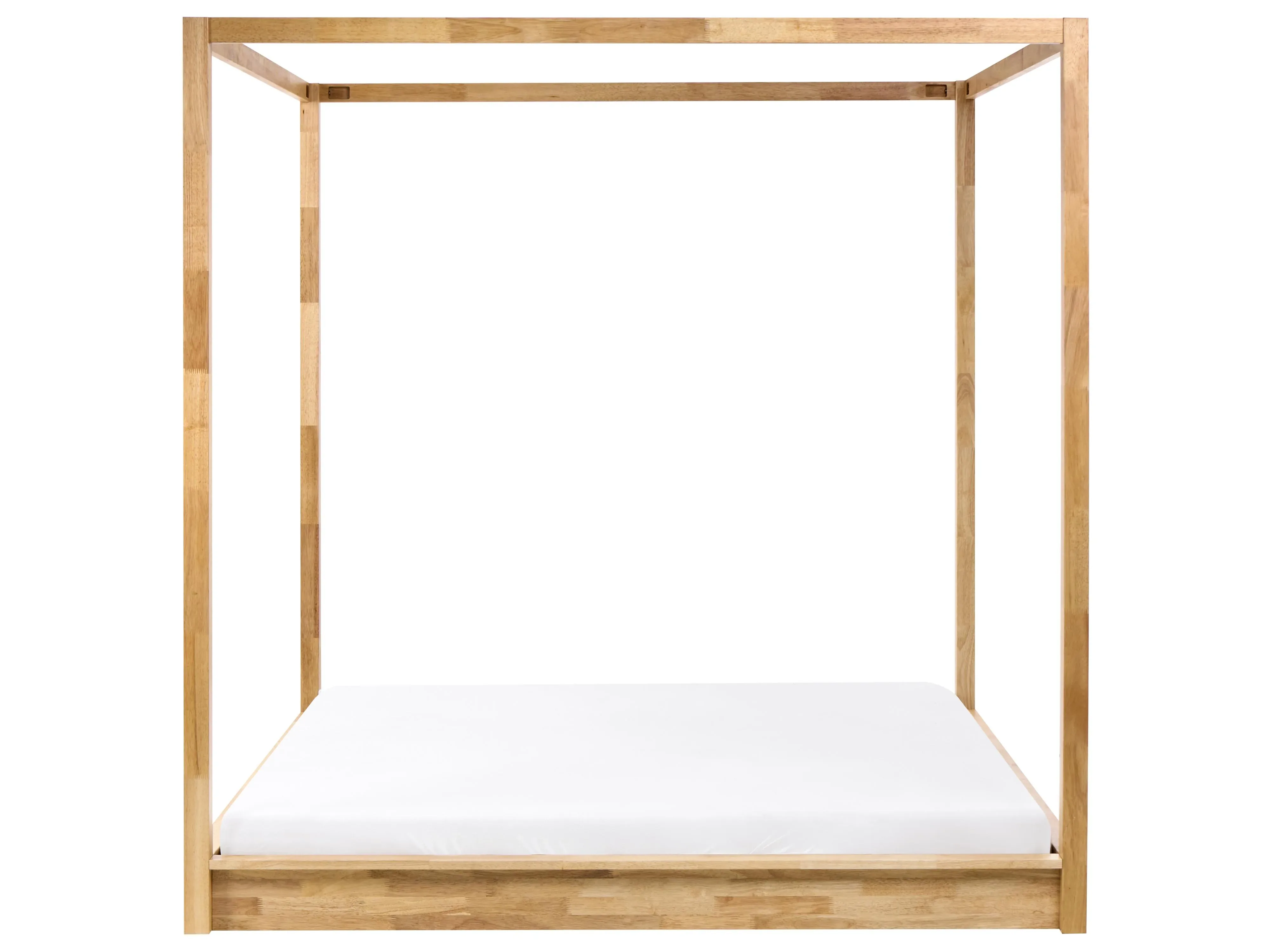 Letto a baldacchino Legno  180 x 200 cm Marrone chiaro