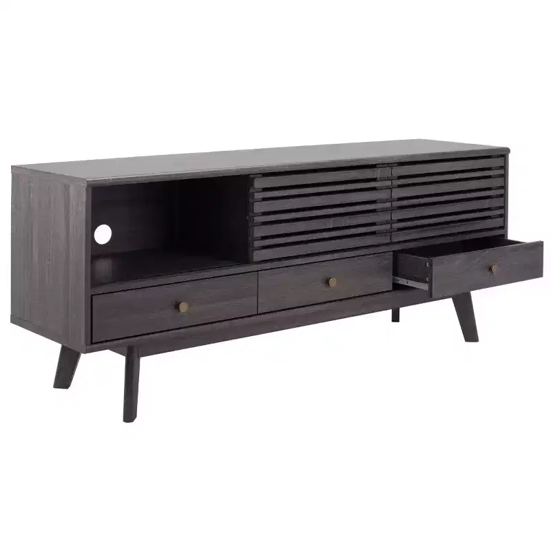 Alatar 3 Drawer 1 Shelf Media Stand - MED9613 - Safavieh