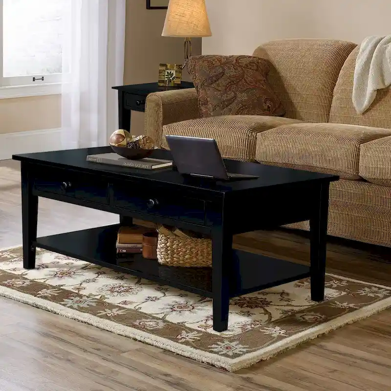 Modern Luxurious Nightstand with 2 Drawers