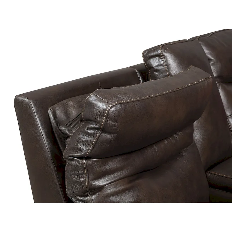 Steve Silver Ferndale Power Reclining Top Grain Leather Sofa