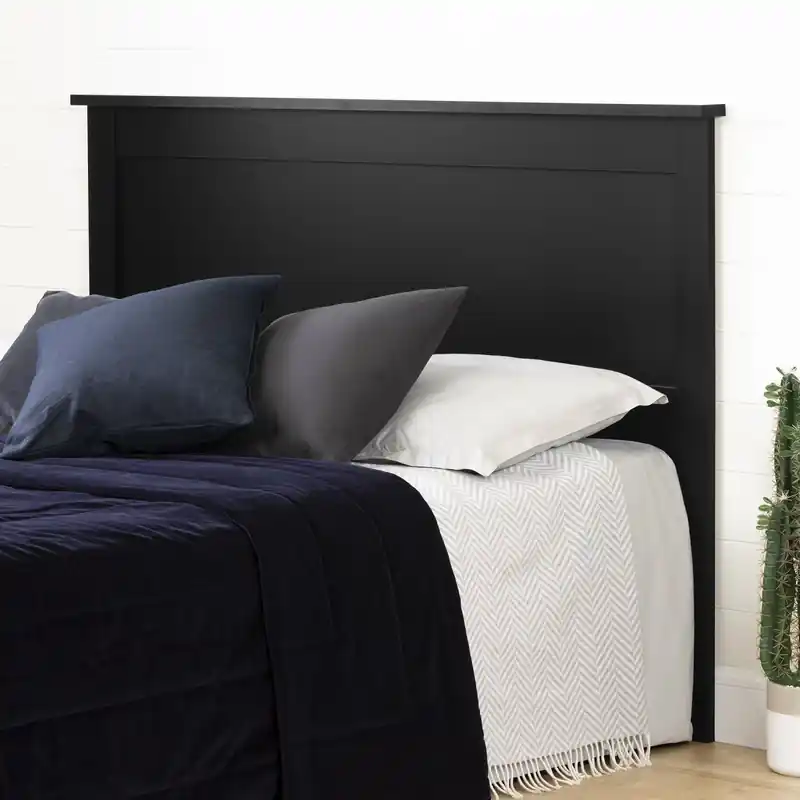 Headboard - Modern Style - Pure Black